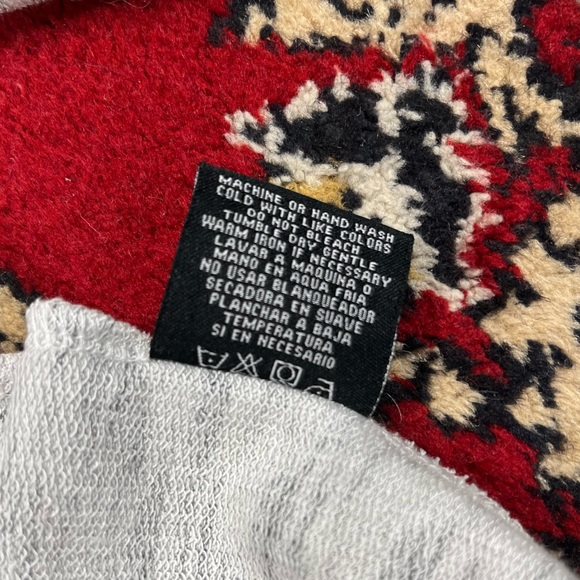 Mesh + Lace Long Sleeve Wrap Women's Shirt Top Space Dye Gray Size M - Picture 7 of 7